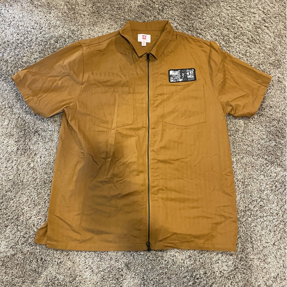 Tokyo Short Sleeve Zip-Up Shirt